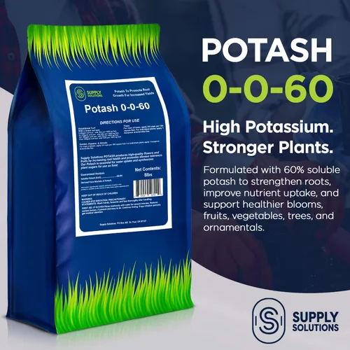 Vista 2 de Supply Solutions Muriate of Potash 0-0-60 Fertilizante, fertilizante de alto potasio, potasio, alimento ideal para plantas y potasa para plantas