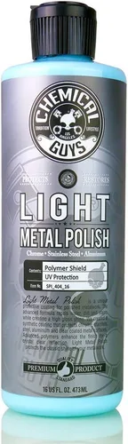 Vista 12 de Chemical Guys, Heavy Metal Polish SPI_402_16 - Abrillantador pesado restaurador y protector para metales (16 oz) y toallas de microfibra de grado