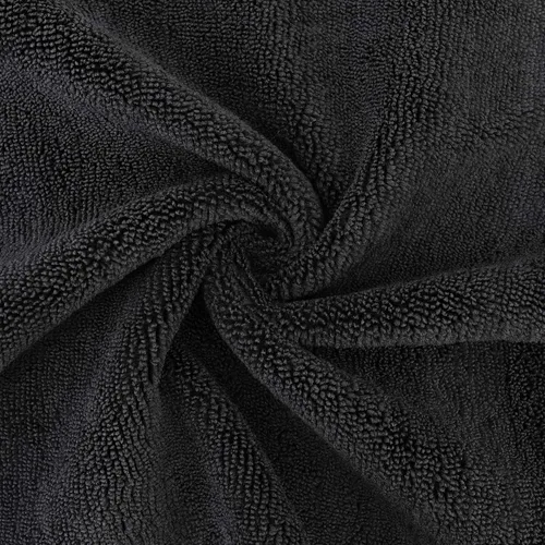 Vista 3 de POLYTE Toalla de limpieza de microfibra premium, 16 x 16 pulgadas, paquete de 12 (negro)