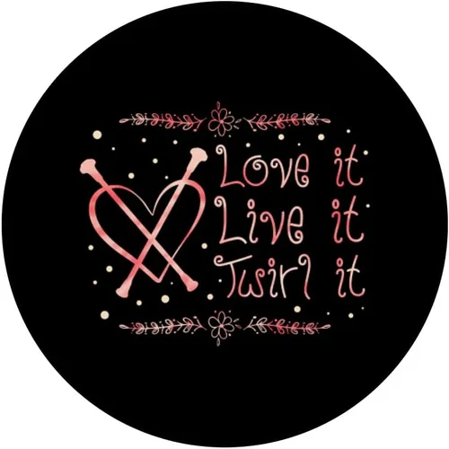 Vista 3 de Love It Live It Twirl It for a Baton Twirler Baton Twirling PopSockets intercambiables PopGrip