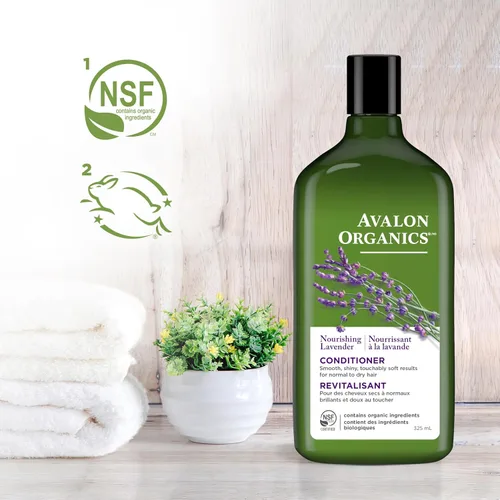 Vista 9 de Avalon Organics Acondicionador, lavanda nutritiva, 11 onzas