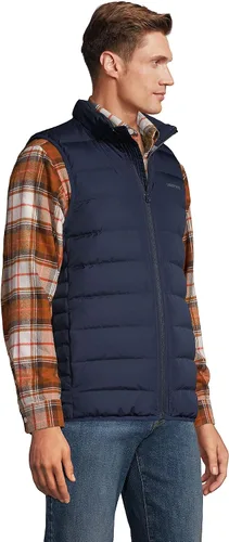 Vista 3 de Lands' End Chaleco acolchado de plumón para hombre