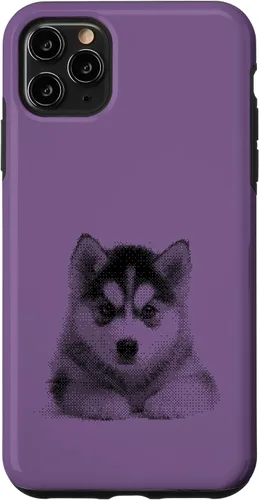Vista 13 de Chic Husky Puppy for Dog Mom and Paw Parents Case for iPhone XR