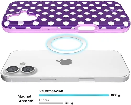 Vista 570 de VELVET CAVIAR Funda para iPhone 15, compatible con MagSafe, probada contra caídas de 10 pies, fundas protectoras de diseño, leopardo color rosa