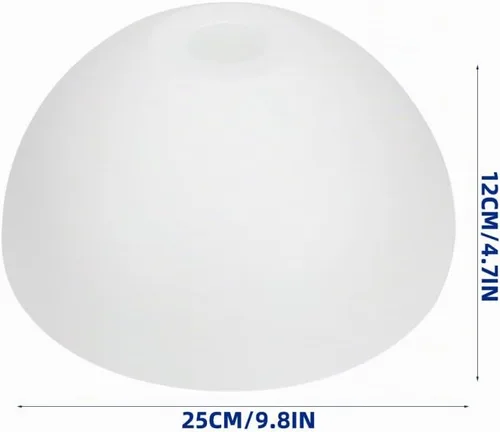Vista 2 de Vaguelly - Pantalla de lámpara de mesa de plástico de 10.03 x 10.03 x 4.72 pulgadas, para escritorio del hogar, pantalla de repuesto suave