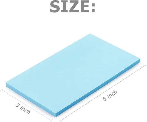 Vista 2 de Winner Aura Sticky Notes - Almohadillas autoadhesivas de colores brillantes de 3 x 5 pulgadas, 8 paquetes de 400 hojas Bloc de notas autoadhesivo