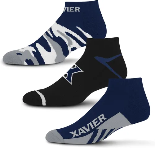 Vista 7 de For Bare Feet Paquete de 3 calcetines tobilleros unisex para adultos de la NCAA Camo Boom