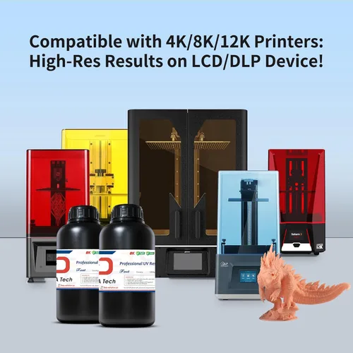 Vista 4 de Siraya Tech Resina de impresora 3D rápida similar a ABS de 405 nm, curado UV, no frágil, alta precisión, líquido de impresión 3D, resina de Cremoso