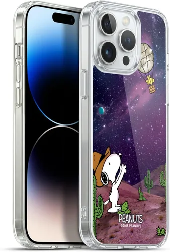 Vista 30 de Head Case Designs Funda de gel con licencia oficial de Peanuts Nebula Cactus Needles Snoopy Space Cowboy [protección de grado militar] compatible
