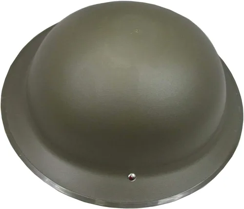 Vista 2 de Nicky Bigs Novelties Disfraz de casco del ejército aliado y silbato de trinchera, multicolor, talla única, Multi