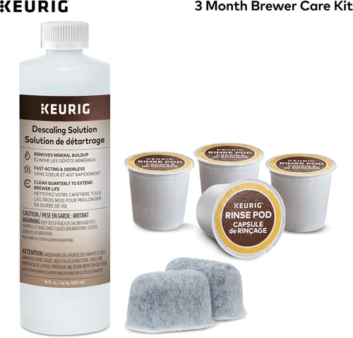 Vista 6 de Keurig® K-Supreme Plus SMART - Cafetera de cápsulas K-Cup de una sola porción (negro) Kit de mantenimiento de cafetera de 3 meses
