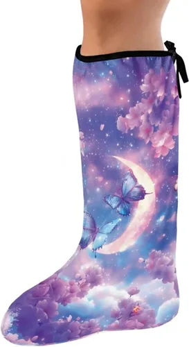 Vista 44 de Funda de fundición de pierna verde para pie de gato negro, funda decorativa para patas, regalo del día de San Patricio, debajo de la rodilla, manga