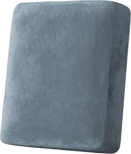 Vista 179 de H.VERSAILTEX Funda de cojín elástica de terciopelo para sofá, funda de cojín de felpa para cojines de silla, protector de muebles, cojín de asiento