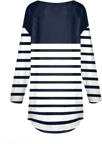 Vista 4 de Sudaderas de manga larga con cuello redondo para mujer, a la moda, de otoño, 2023, de color sólido, para invierno, trajes lindos de moda