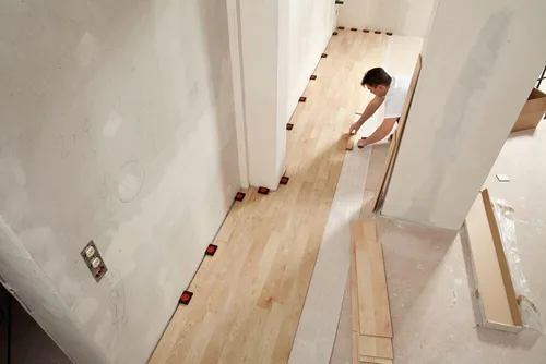 Vista 3 de BESSEY AV2 Espaciador de Piso de Madera, 5 a 20 mm, Nylon de Vidrio Rojo/Negro