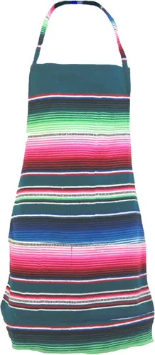 Vista 5 de Leos Imports Delantales mexicanos para adultos, unisex, ajustables con bolsillos, ideales para cocinar, hornear, asar a la parrilla y más