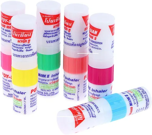 Vista 8 de POY-SIAN Mark II - Inhalador nasal de aromaterapia mentol, remedio natural a base de hierbas con aceites esenciales refrescantes Poysian
