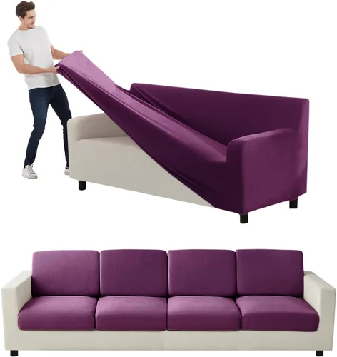 Vista 79 de Funda para Sofá de Terciopelo, Fundas Elásticas para Sofá para Funda Principal Separada/Respaldos y Cojines de Asiento, Funda para Sofá, para Fundas