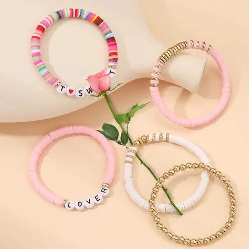 Vista 2 de TS Album - Pulsera inspirada en el álbum con tatuaje de mano, juego de pulseras de amistad para épocas musicales, regalos de joyería para mujeres
