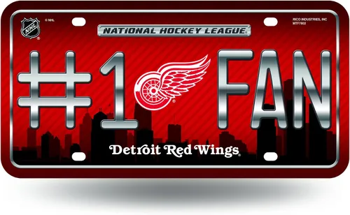 Vista 6 de NHL #1 - Placa de matrícula metálica para ventilador