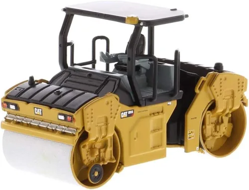 Vista 2 de Diecast Masters 1:64 Caterpillar CB-13 Roller with ROPS, Play & Collect Series Cat Trucks Equipo de construcción Modelo a escala coleccionable