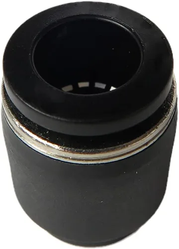 Vista 2 de 10PCS Tubo de 1/2 pulgada OD Tapón neumático Tapón, PPF-1/2 Plástico Push-in Connect Fitting