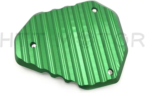 Vista 7 de KAW-253VER6500618 - Almohadilla de extensión de soporte lateral compatible con Kawasak Versys 650 2015 2016 2017 2018 verde