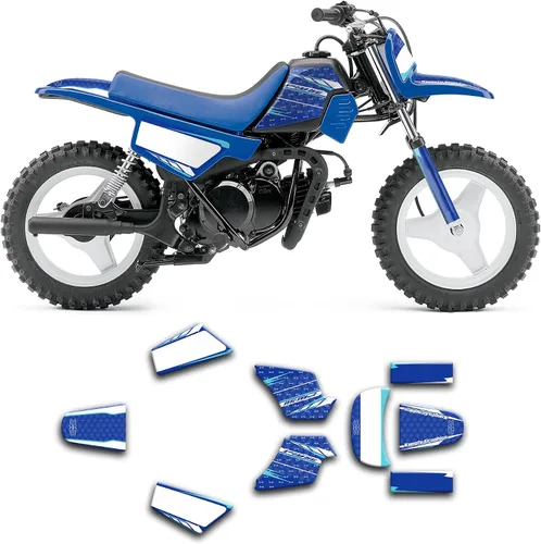 Vista 20 de Kit de calcomanías para PW 50 PW50 piwi 50, gris, YMPW5096N004-G-KO