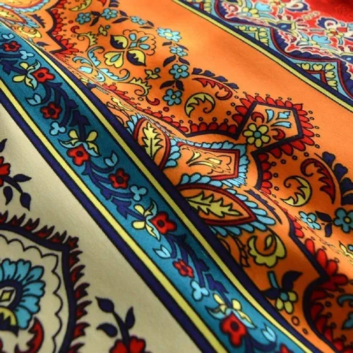 Vista 4 de Dodou - Juego de ropa de cama estilo bohemio, juego de funda de edredón bohemio, juego de ropa de cama de 2 piezas (individual)