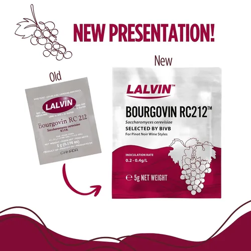 Vista 4 de Lalvin RC-212 Levadura de vino (paquete de 10) - Hacer Mead de Sidra de Vino Kombucha en casa - 0.18 oz Sobres - Saccharomyces cerevisiae - Vendido