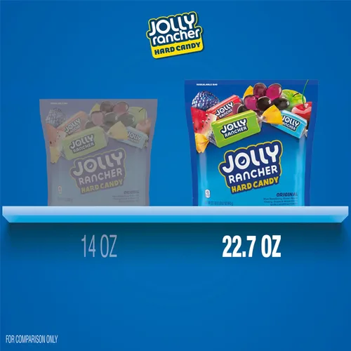 Vista 4 de JOLLY RANCHER Bolsa de dulces duros con sabor a fruta original, 22.7 onzas