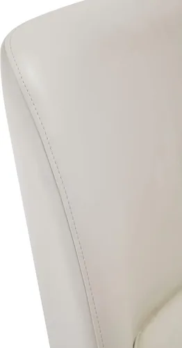 Vista 11 de Manhattan Comfort Serena - Silla de comedor de piel sintética de 18.7 pulgadas, color crema