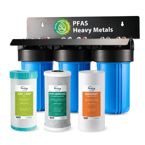 Vista 21 de iSpring WGB31B-KSNC - Sistema de filtro de agua para toda la casa, probado por SGS para eliminar hasta el 94.4% de la cloramina, la filtración de 3
