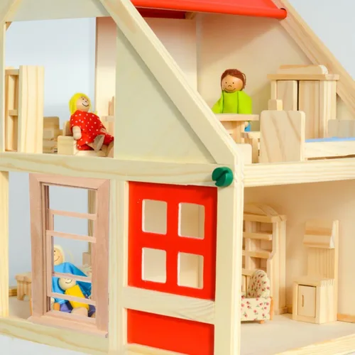 Vista 8 de Toyvian 1: Mini marco de ventana de madera a escala de 12, muebles de madera en miniatura para decoración de casa de muñecas, accesorios de casa