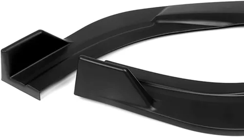 Vista 3 de Q1-TECH, borde de parachoques delantero estilo MS compatible con Mazda 3 2010 2011 2012 2013 (no compatible con el modelo MazdaSpeed 3), alerón