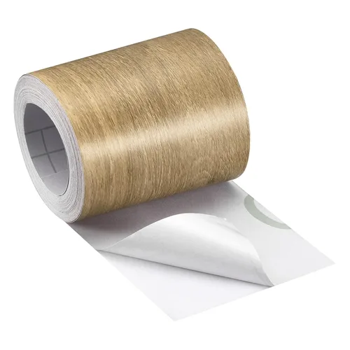 Vista 17 de uxcell Cinta de grano de madera, 1.97 pulgadas x 16.41 pies, adhesivo de papel de pared autoadhesivo para pared, esquina, mesa, puerta, sofá, Marrón