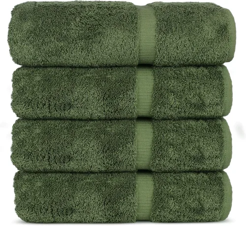 Vista 11 de Chakir Turkish Linens Toallas turcas de alta calidad 100% algodón para baño, toallas de baño grandes de 30 x 60 pulgadas (4 piezas, aguamarina)