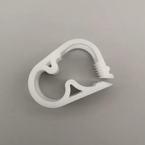 Vista 8 de Abrazadera de tubo de plástico PBT de 284.0 °F resistente al calor, clip de tubo ajustable, abrazadera de manguera de control de flujo industrial