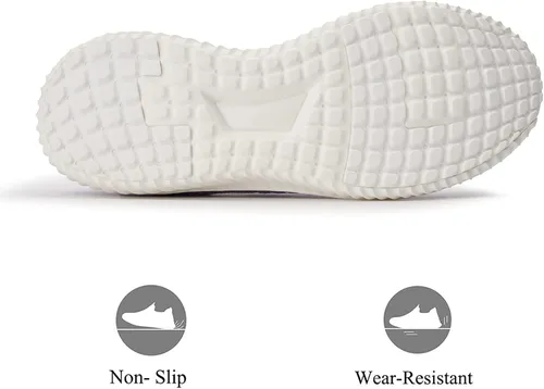 Vista 4 de Akk Walking Shoes for Women - Slip on Memory Foam Lightweight Sneakers