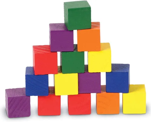 Vista 3 de Learning Resources Cubos de color de madera