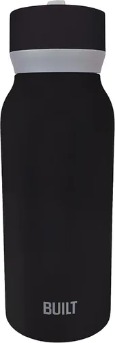 Vista 6 de Built Botella en cascada de 32oz con tapa de pajita de boca ancha y filtro negro