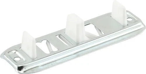 Vista 3 de Prime-Line N 6560 Acero estampado, ajustable, puerta de armario, guía de suelo (paquete de 2) 2 Paquete