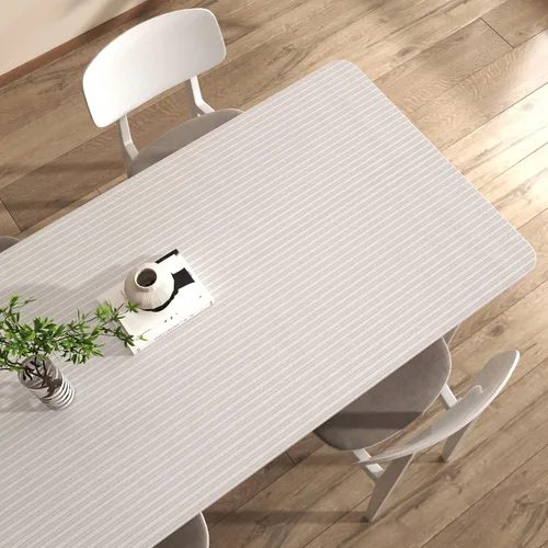Vista 3 de Papel tapiz de rayas de madera rústica, papel de contacto de madera gris claro para paredes de gabinetes, extraíble, autoadhesivo, impermeable