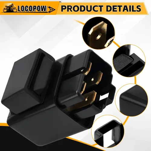 Vista 3 de Conjunto de relé solenoide de arranque para Polaris Predator 50 90 Suzuki QuadSport LT 80 Z50 Yamaha Warrior 350 Big Bear 400 Grizzly 660 600 Moto 4