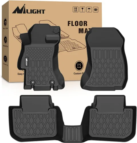 Vista 11 de Nilight Alfombrillas TPE para Subaru Outback Legacy 2010 2011 2012 2013 2014 para todo tipo de clima, ajuste personalizado, forros de piso