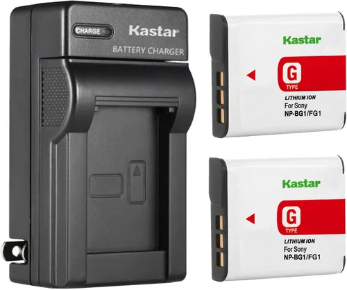 Vista 5 de Kastar NP-BG1 Cargador de Batería de Pared AC de Reemplazo para Cyber-Shot DSC-W215, Cyber-Shot DSC-W220, Cyber-Shot DSC-W230, Cyber-Shot DSC-W270