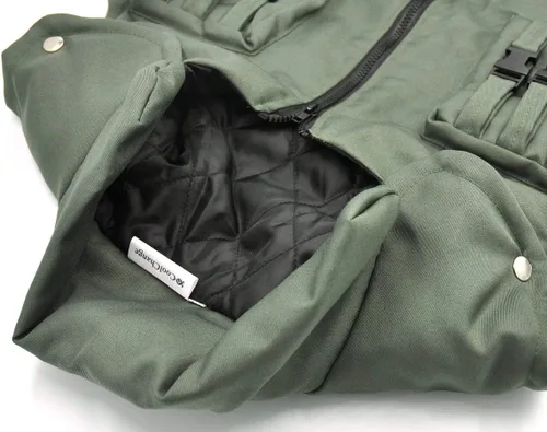 Vista 5 de Chaleco de disfraz de anime para adultos, sin mangas, abrigo delgado, verde militar, XL, M