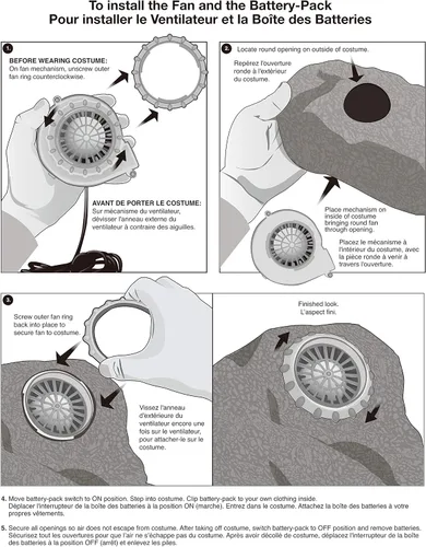 Vista 5 de Disfraz inflable de dinosaurio triceratops estándar Triceratops