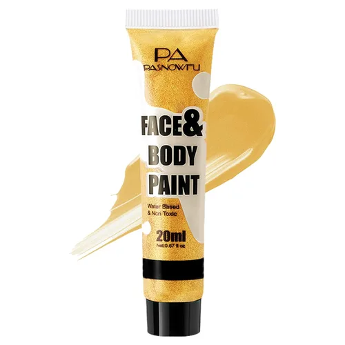 Vista 29 de Pintura blanca para el cuerpo de la cara, pintura corporal a base Blanco