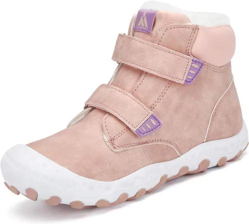 Vista 43 de Mishansha Botas de Senderismo para Niños Pequeños Niñas Niños Zapatos de Senderismo Resistentes al Agua Anti-Colisión Antideslizantes Atléticas